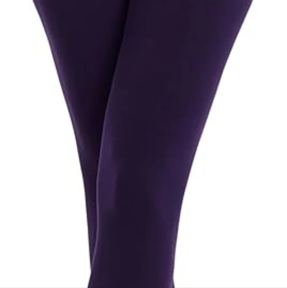 Zioccie Opaque Microfibre Tights One Size Purple Nwt